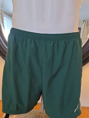 Nike Dark Green Athletic Running Shorts
